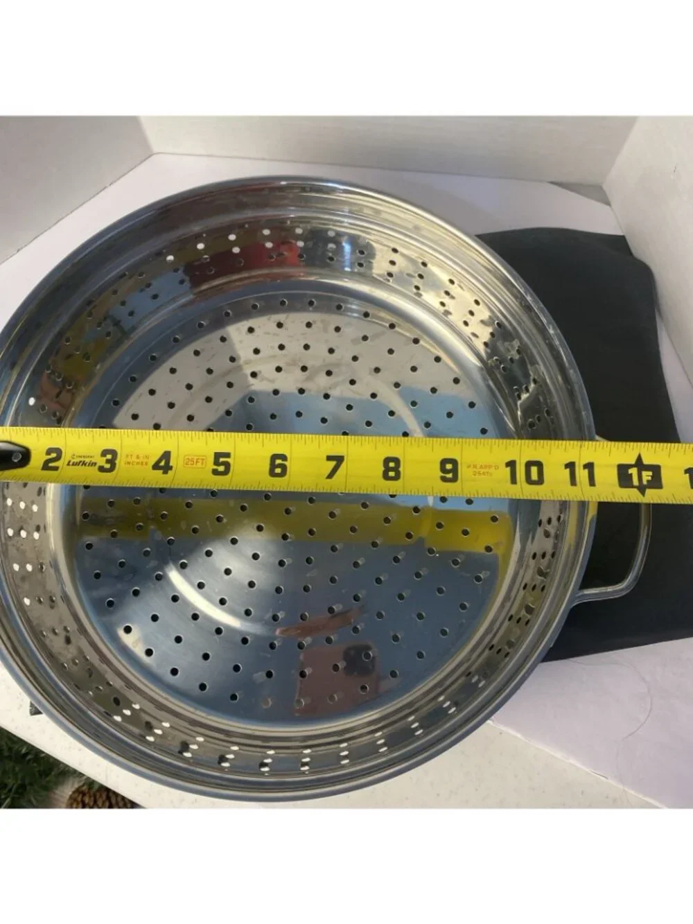 Stainless Steel Steamer Insert Fits 5 Qt Stock Pots Good Condition
